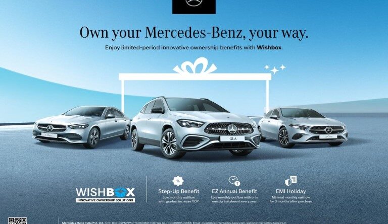 Mercedes-Benz launches 'Wishbox' financial campaign in India, offering innovative ownership solutions for customers. New models to be launched soon.