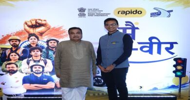 सड़क सुरक्षा के महा-अभियान ‘राहवीर’ के लिए रैपिडो और MoRTH आए साथ; देश के सबसे बड़े कैप्टन नेटवर्क को इस मुहिम से जोड़ा सड़क सुरक्षा के महा-अभियान ‘राहवीर’ के लिए रैपिडो और MoRTH आए साथ; देश के सबसे बड़े कैप्टन नेटवर्क को इस मुहिम से जोड़ा