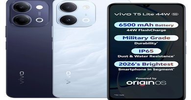 Vivo T5 Lite 44W 5G पर भारी डिस्काउंट, 6500mAh बैटरी और 120Hz डिस्प्ले वाले फोन की कीमत ₹17,561 तक Vivo T5 Lite 44W 5G पर भारी डिस्काउंट, 6500mAh बैटरी और 120Hz डिस्प्ले वाले फोन की कीमत ₹17,561 तक